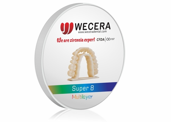 Cutting-Edge Zirconium Dental Blank Block for Dental Labs Technology Flexural Strength 1200 MPa