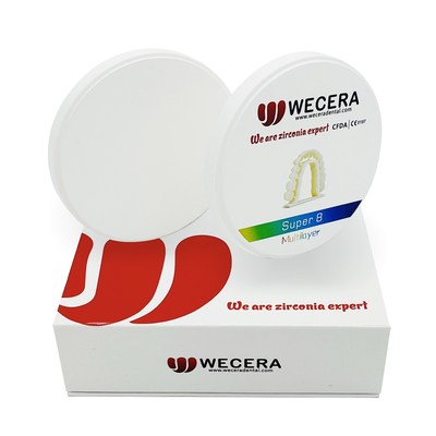 Multilayer 3D Pro Zirconia Block 98x22mm Open System For Anterior Posterior