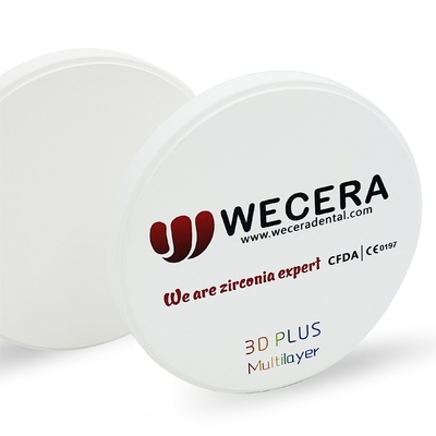 Dental Multilayer Zirconia Block With 57% Translucency And 1050 Mpa Strength