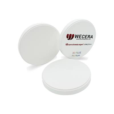 16 Vita Colors 3 Bleach Colors 3D Multilayer Zirconium Disk 10mm-25mm Thickness