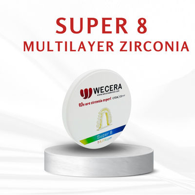 Disc Multi Layer Zircon Disc Offering 16 Vita Colors and 3 Bleach Colors Suitable for High Precision Dental Restorations